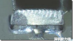 不沾錫，空焊不沾錫