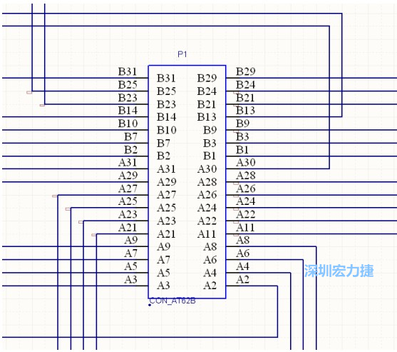 雙擊 1.SchDoc，文件可以被正常打開，下圖是其中的一部分：