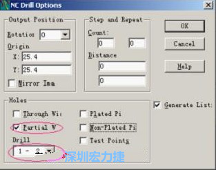 轉(zhuǎn)完Gerber后，接著還需轉(zhuǎn)鉆孔，通孔和盲、埋孔的轉(zhuǎn)法有所不同，轉(zhuǎn)通孔只須點(diǎn)擊Add，在彈出的窗口Document Name輸入文件名